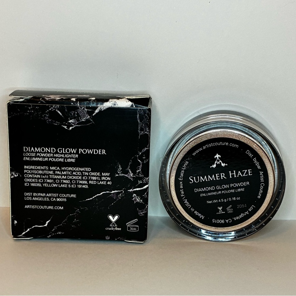 Artist Couture Diamond Glow Powder SUMMER HAZE .16 oz Full Size Brand New In Box - Picture 6 of 6